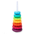 Rainbow Tower 5 Pcs Spinning Circle | Spinning Circle Toy For Kids