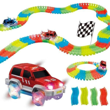 220 Pieces Of Magic Luminous Track Racing Car