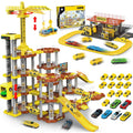 LumenVela Car Parking Lot For Kids | 203 Pcs DIY Parking Lot & Track