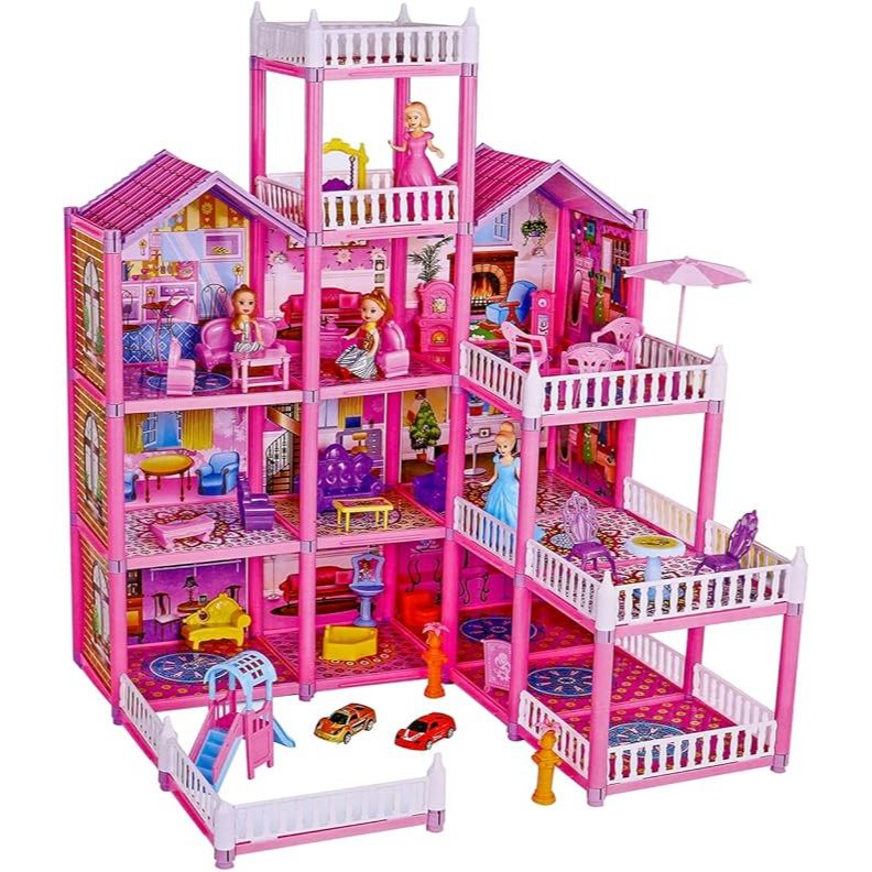 DIY Doll House | Lovely Home 257 Pcs DIY Assemble Game With Accessories