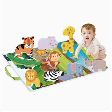 Kids Melody Play Set with 10 Animal Plush Toys
