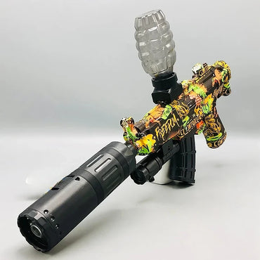 MP5 Camouflage Gel Gun with Silencer & Magazine