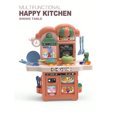 Multifunctional Happy Baby Role-Playing Kitchen Set | Water Sink Faucet With 25+ Accessories