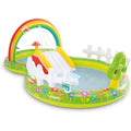 Intex Inflatable Garden Themed Pool For Kids 9ft 6in x 5ft 11in x 3ft 5in (5in Depth)