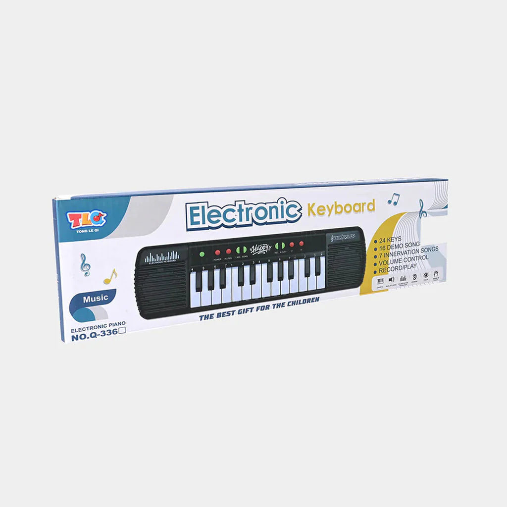 24-Key Electronic Keyboard Toy with Demo Songs