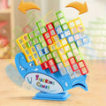 Tetra Power 16 Pcs Game | Shark Toy Balance | Balancing Blocks 2-4 Player Game