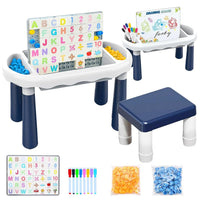 MC346 DIY Puzzle Activity Table with Magnetic Board