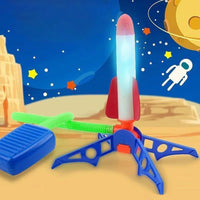 Fun Air Rocket Launcher Toy | Space Rocket Launching With Kick