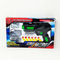 2-in-1 Toy Gun with Foam Darts & Water Bullets