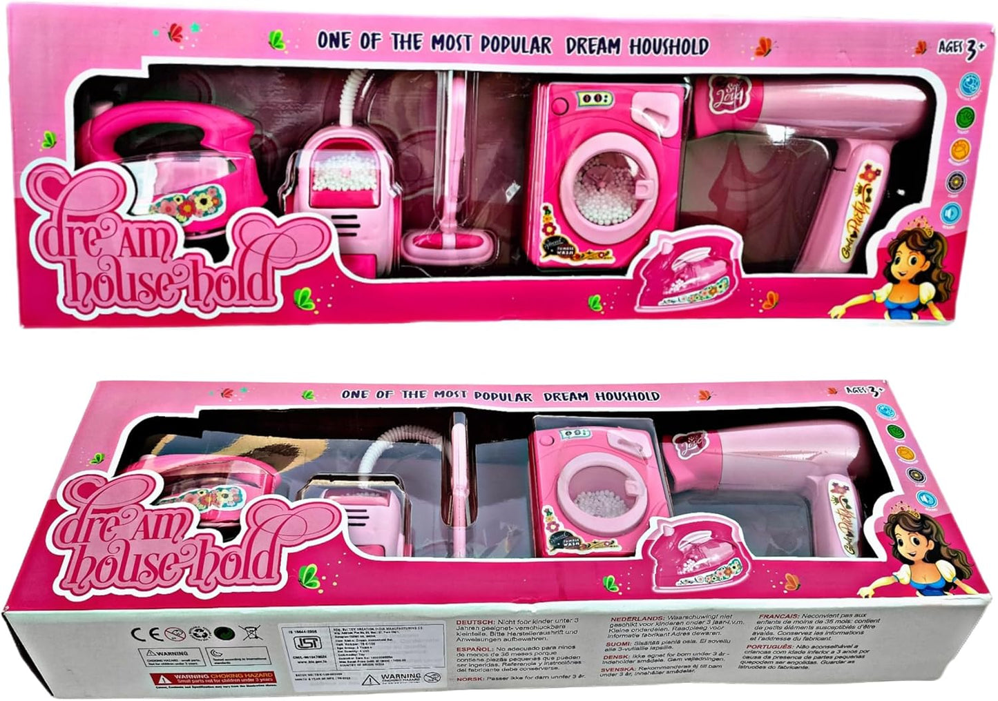4-in-1 Household Cleaning Play Set with Lights & Sounds