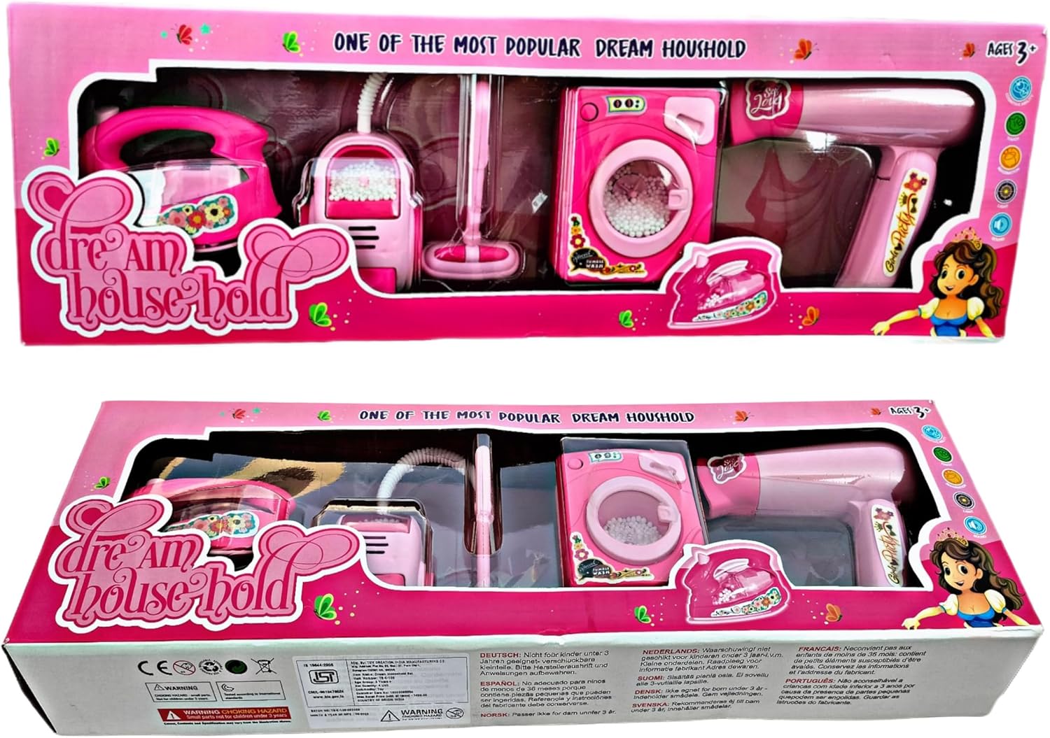 4-in-1 Household Cleaning Play Set with Lights & Sounds