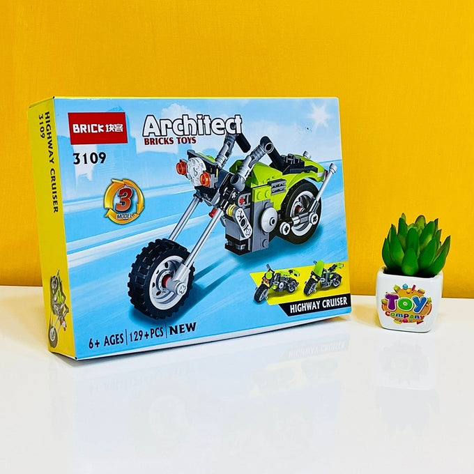 Decool 3-in-1 Highway Cruiser Building Block Set