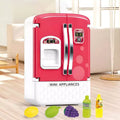 Toybot Kids Mini Refrigerator Playset with Realistic Light Effects, Music Sounds & Interactive Pretend Play Features