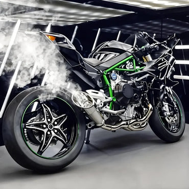 1:6 Diecast Kawasaki Ninja H2R with LED Lights