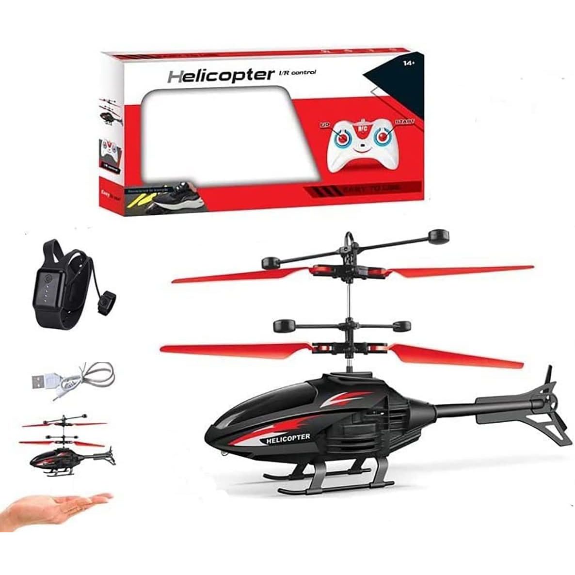 Remote Control Helicopter Plane | RC Hand Gesture Airplane Toy