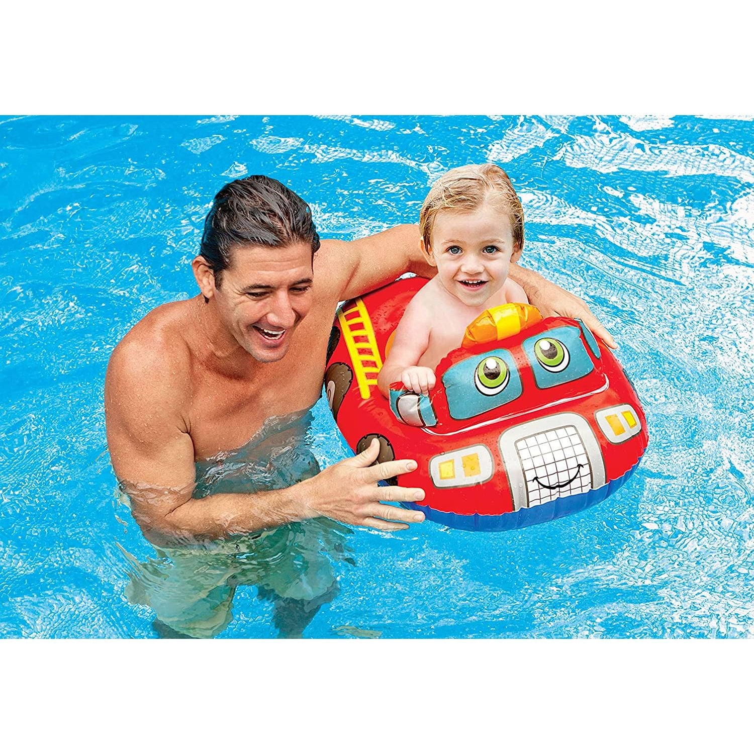 Intex Kiddie Car Floating Swim Ring For Toddlers