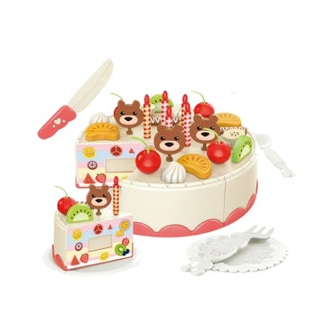 42-Piece Cake Kitchen Playset with Sliceable Food