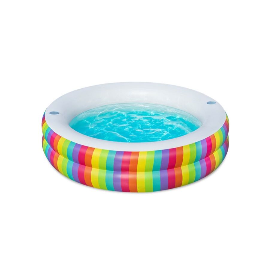 Bestway Rainbow Dream Pool For Kids 6ft 9in x 6ft 9in x 1ft 8in