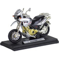 Die-Cast Alloy BMW Silver Motorcycle For Kids
