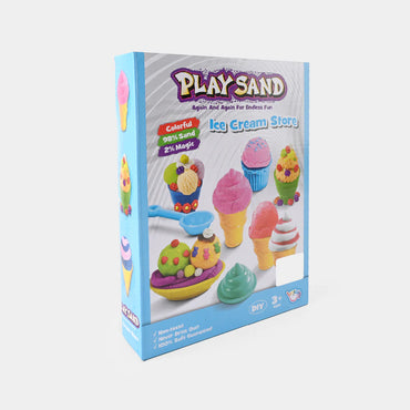 Play Sand Ice Cream Store Set with Magic Sand Molds

