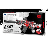 Ak-47 Gel Blaster Gun | Soft Water Bullet Gun With Silencer