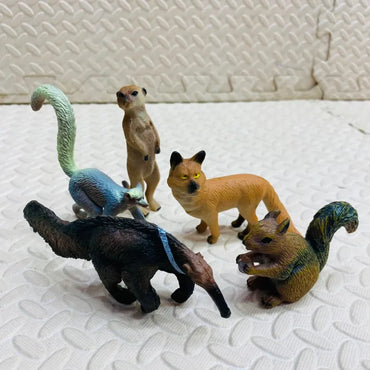 Wild Animals Collection Set | 5 Pcs Animal Kingdom Toy