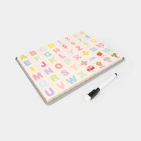 2-in-1 Magnetic Alphabet & Number Puzzle Game | Educational Toy
