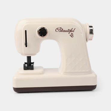 Mini Electric Sewing Machine Toy Set | Pretend Play Sewing Machine for Kids 3+