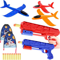 Rocket Shooting Gun | 2in1 Plane & Soft Foam Bullet Shooting Gun