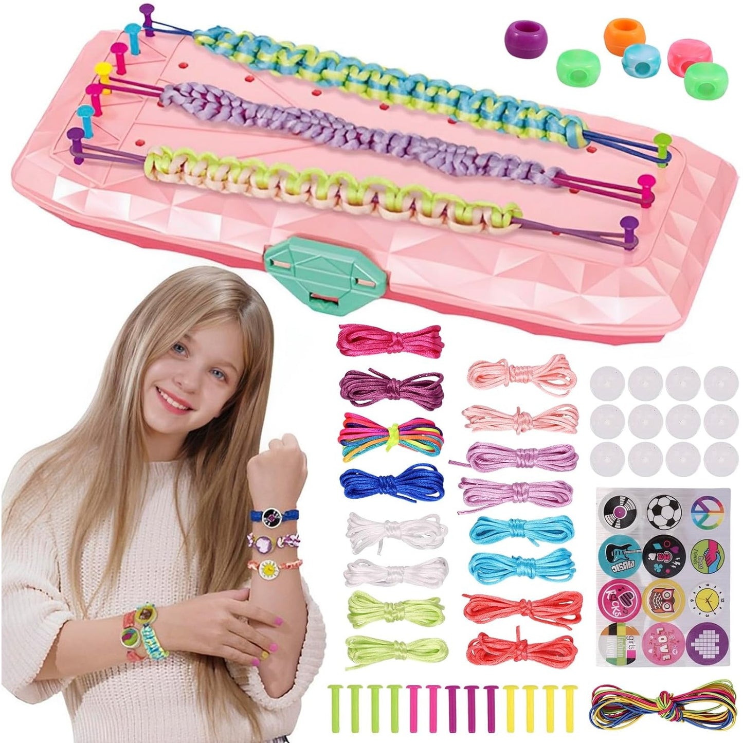 Girls Creator | Jewelry Making Kit | Braiding Bracelet