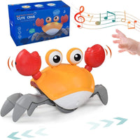 Dancing & Crawling Crab Toy With Motion Sensor & Interactive Music For Toddlers