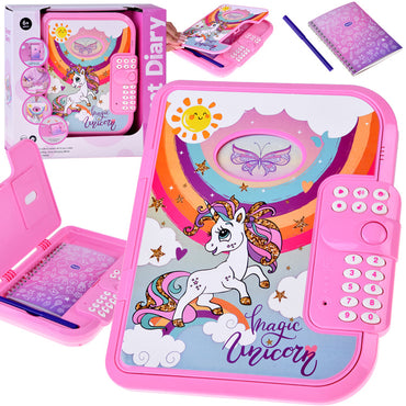 Magical Unicorn Themed Notebook Locker With Accessories For Kids