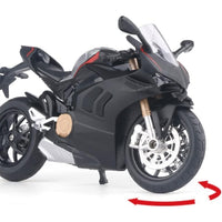 Die Cast Duccati Crose Alloy Motorcycle Toy With Lights