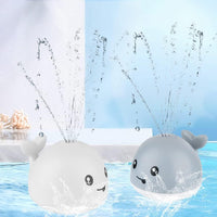 Mini Whale Fountain Bath Toy with LED Lights