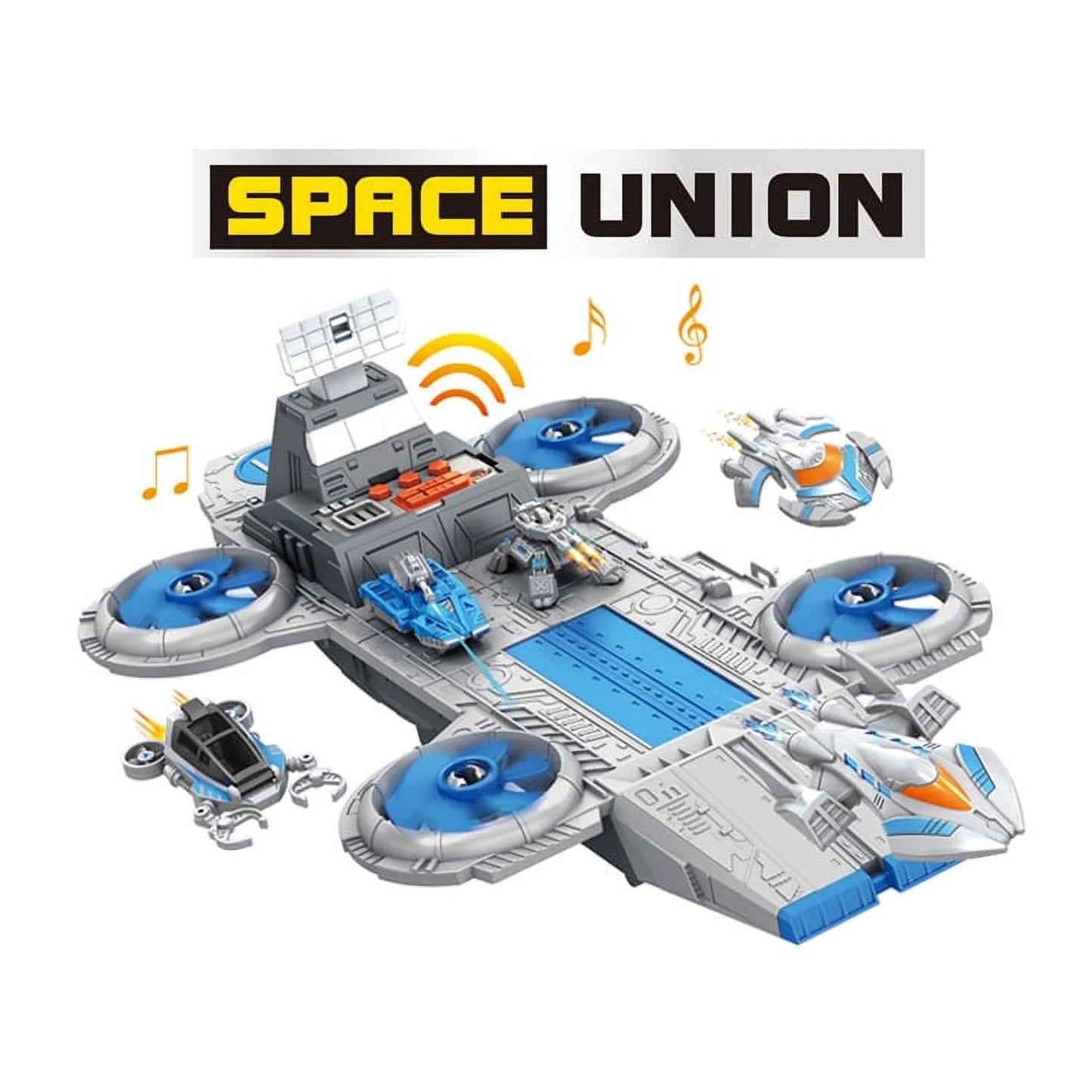 DIy Toy Space Union | Space Shuttle Toys With 6 Sound & 2 Tanks