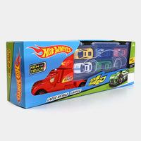 Hot Wheels Transport Truck with 6-Car Storage Garage