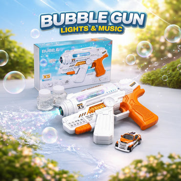 999S Automatic Bubble Gun with LED Lights & Music
