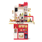 96Pcs Spraying Kitchen Playset With Light & Sound Feature
