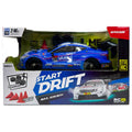 Whoosh 4WD RC Drift Car with 2.4GHz Remote Control, LED Underglow, Drift & Racing Tires, Barricades & 30km/h Speed