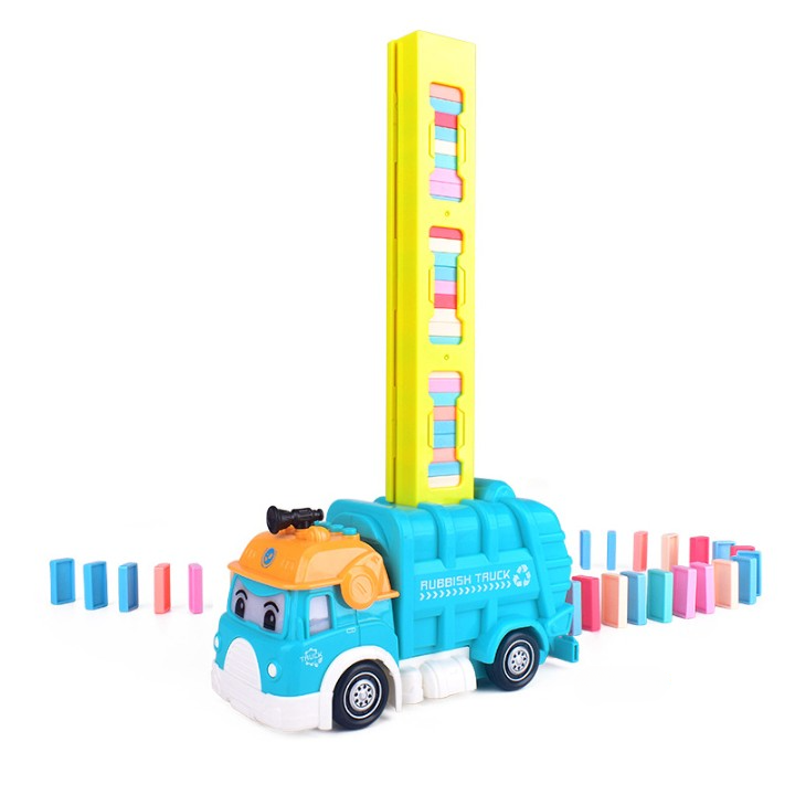 Domino Engineering 80 Pcs With Toy Truck | Domino Engineering Toy