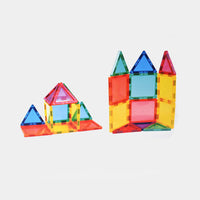 14Pcs Multicolor Magnetic Tiles & Blocks Play Set | DIY Toys