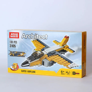 Decool 3-in-1 Super Airplane Building Block Set