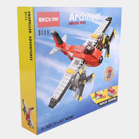 3 in 1 Plane Block Set | Architect Airplane Build Kit