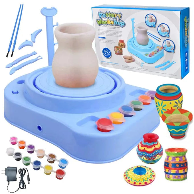Clay Pottery Wheel Workshop | Educational Clay Crafting Toy For Kids