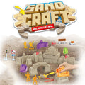 Sand Craft DIY Architectural Comstruction Set With Kinetic Sand & Constructive Molds