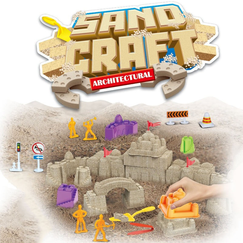 Sand Craft DIY Construction Set with Kinetic Sand
