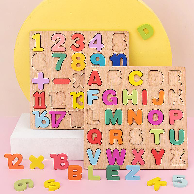 Wooden Puzzle ABC, Maths | Learning Toy