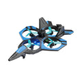 4DRC RC Fighter Jet Drone for Aerial Photography | HD Camera, Real-Time Live Transmission, 4-Axis Stabilization, Rechargeable Battery & Cool Mist Effect