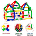 Master Magnetic Construction Blocks | Magnetic Balls & Sticks | 63 & 124 Pcs