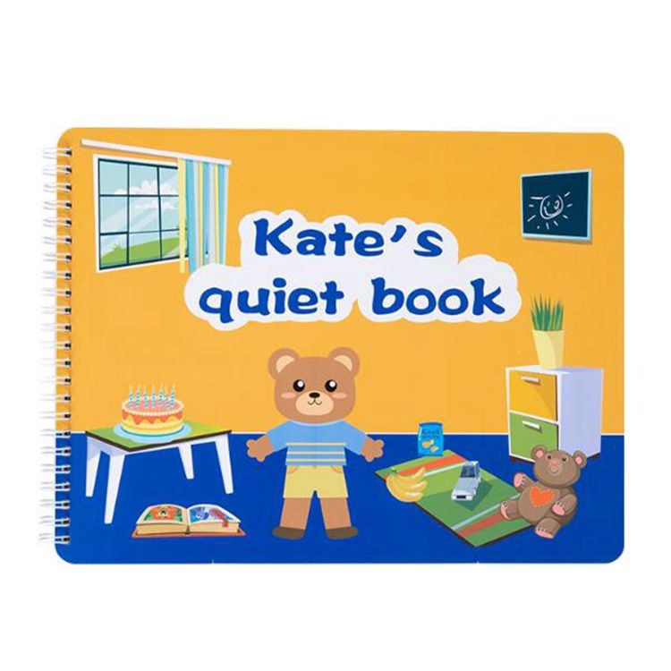 Kate's Quiet Book Montessori Activity Book